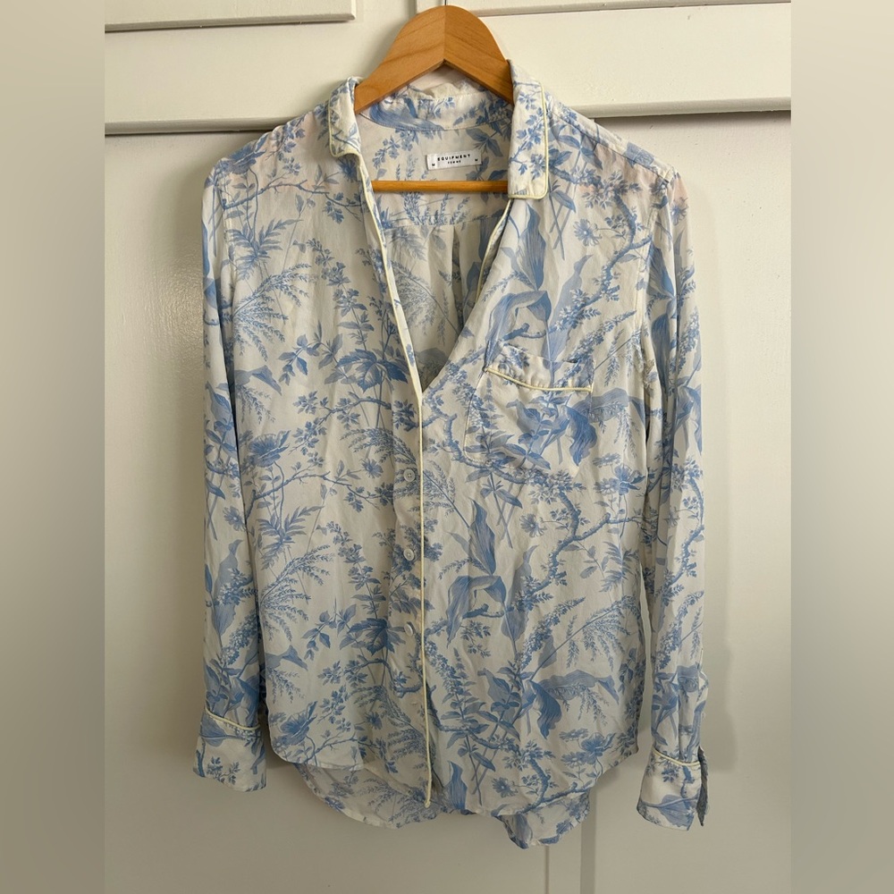 Equipment Silk Shirt - size M
